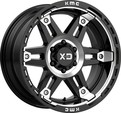 XD840 17X9 6X5.5 G-BLK MACH -12MM