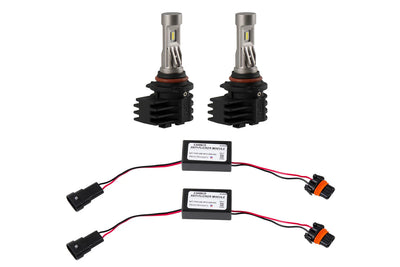 9006/9012 WHITE SL2 LED BULBS (2PACK) WITH ANTIFLICKER MODULES