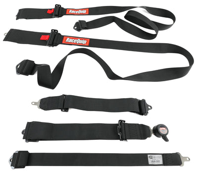 SFI CAMLOCK 5PT PD LAP HNR BELTS BLK
