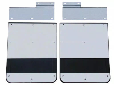 9400 RAM 2500/3500 DUAL WHEEL STAINLESS MUD FLAP SET