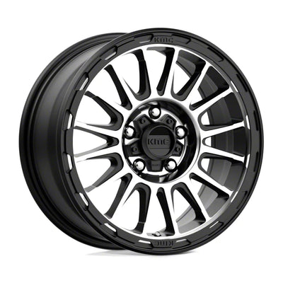 KMC Wheels black auto part