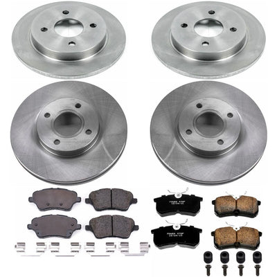 Power Stop 14-19 Ford Fiesta Front & Rear Autospecialty Brake Kit