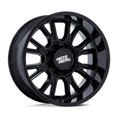 MO970 20X10 8X170 G-BLK MILL SPOKE