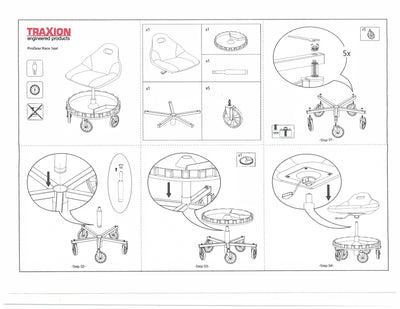 TraXion Engineered Products black auto part