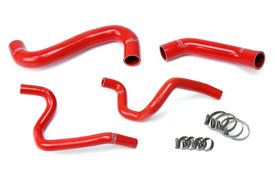 HPS Performance Red Reinforced Silicone Radiator + Heater Hose Kit for Subaru 2002 Impreza 2.5L Non Turbo Left Hand Drive