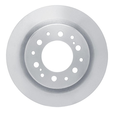 R1 2022-2025 Lexus GX550 Rear Left Drilled & Slotted Black Brake Rotor
