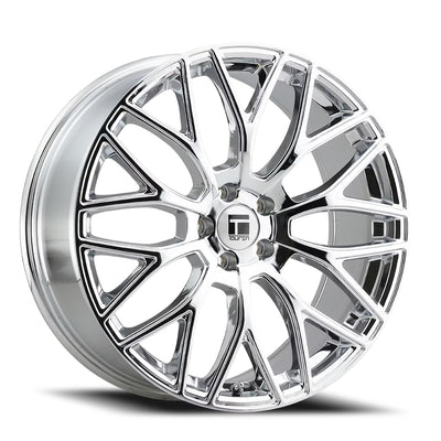 Touren 3276 TR76 20x8.5 / 5x120 BP / 35mm Offset / 74.1mm Hub Chrome Wheel