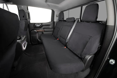 1919 MAZDA CX5 POLYCOTTON SEATSAVER CUSTOM SECOND ROW SEAT COVERS CHARCOAL