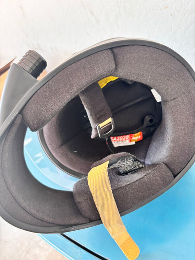 Racequip Flat Black PRO20 SA2020 Medium