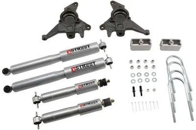 0210 SILV/SIERRA 3500HD(EXT CAB810 LUG HOLE FACTORY HANGER) LOWERING KITS