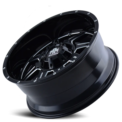 MONSTIR (8100) GLOSS BLK/MILLED SPO