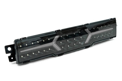 OLM V1 Rear Fog Light (Clear Lens Black Base White Bar) - 2022 BRZ 86