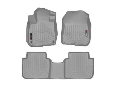 WeatherTech Grey Front Rear FloorLiner HP Fits -20-22 Honda 461110-1-2IM
