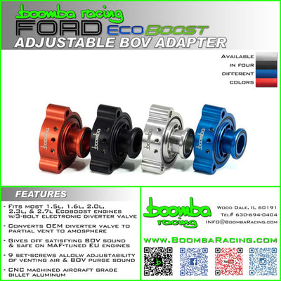 Boomba Racing blue auto part