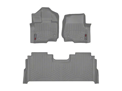 WeatherTech Grey Front and Rear Floorliners Fits -21-25 F-150 46697-1-6