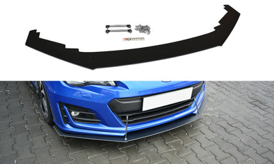 Maxton Design Gloss Black Racing Splitter V1 - 2017 BRZ