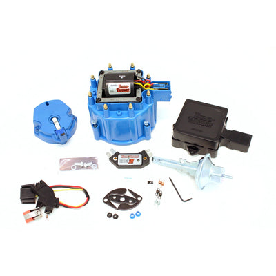 GM HEI III CHEVY/CAD T/U KIT BLU CAP