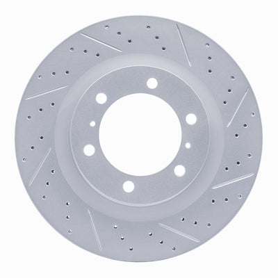 DFC 10-24 Lexus Gx460 Front Right Drilled & Slotted Geoperformance Rotor