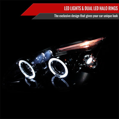 HALO PROJECTOR HEADLIGHT GLOSS BLAC