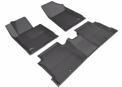 3D MAXpider 2016-2020 Kia Optima Kagu 1st & 2nd Row Floormats - Black