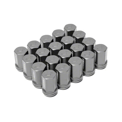 Vossen 55mm Lug Nut - 14x1.5 - 19mm Hex - Cone Seat - Silver (Set of 24)