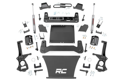 Rough Country silver fender flares