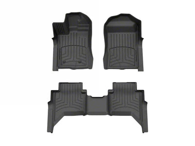 WeatherTech Black Front Rear FloorLiner HP Fits -24-25 Ford 441849-1-2IM