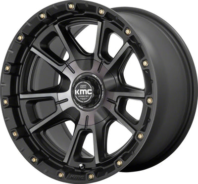KMC Wheels black auto part