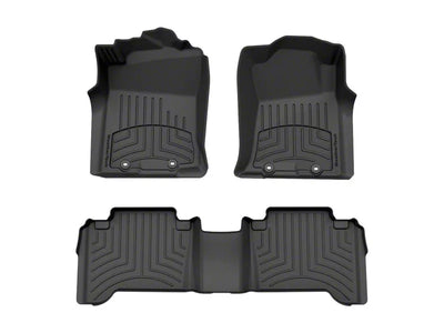 WeatherTech Black Front Rear FloorLiner HP Fits -20-15 Tacoma 446551-440213IM