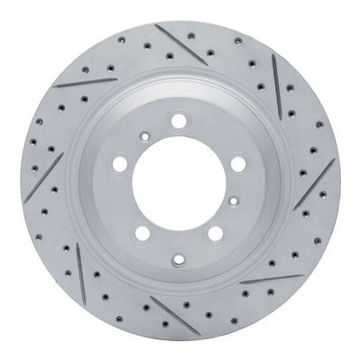 R1 19-26 Audi S E-Tron Gt Rear Right Drilled & Slotted Geoperformance Rotor