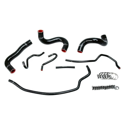 HPS Performance Black Reinforced Silicone Radiator Hose Kit Coolant for Toyota 09-13 Corolla 1.8L
