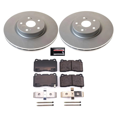 Power Stop 15-17 Subaru WRX STI Front Z17 Coated Brake Kit