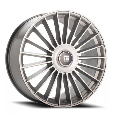 Touren 3610 TR10 24x10 / 6x135/139.7 BP / 25mm Offset / 87.1mm Hub Satin Silver Machined Wheel