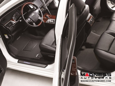 3D MAXpider 2009-2014 Nissan Maxima Kagu 1st & 2nd Row Floormats - Black