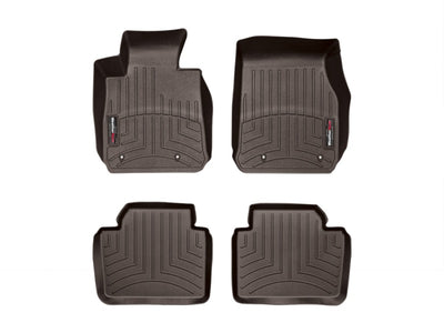 WeatherTech 2014+ BMW 2-Series Front & Rear FloorLiner - Cocoa