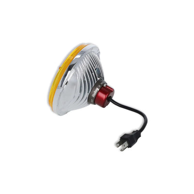 RETROBRIGHT LED SEALED 5.75IN RND YELLOW