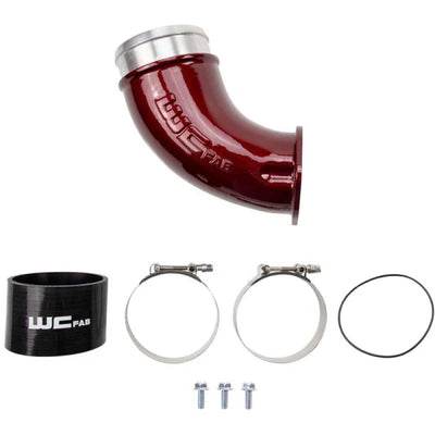 Intake Horn High Flow 4 in. for 2001-2004 Duramax LB7 Blueberry Frost