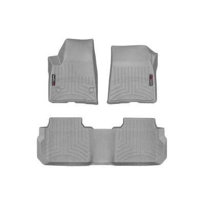 WeatherTech Grey Front Rear FloorLiner HP Fits -20-26 Chevrolet GMC 461080-1-2IM