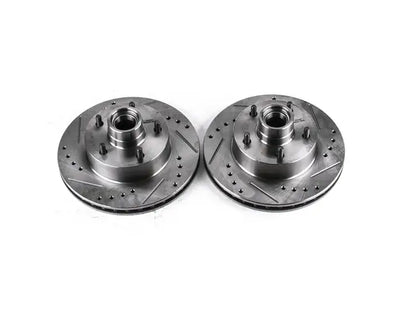 Power Stop 75-77 Pontiac Ventura Front Drilled & Slotted Rotor - Pair