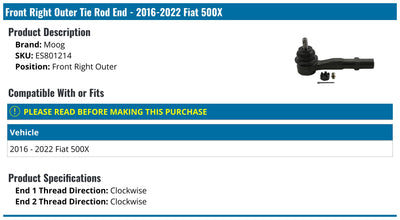 Moog auto part