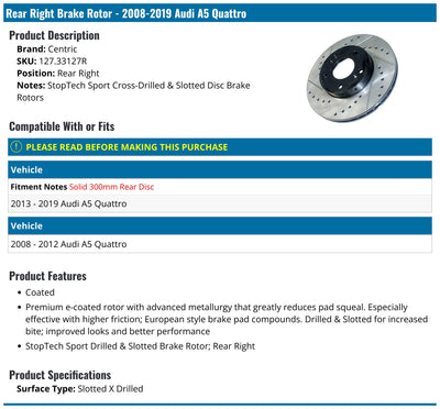Stoptech auto part