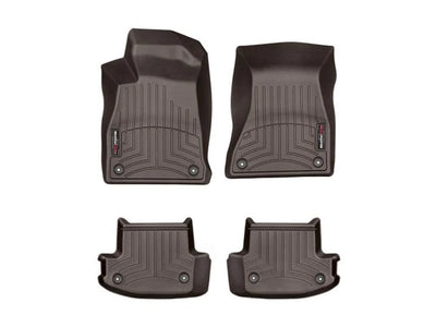 WeatherTech 2017+ Audi A4 Front & Rear FloorLiner - Cocoa