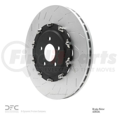 DFC 15-20 Dodge Challenger Front GeoSPEC Coated Rotor - Slotted