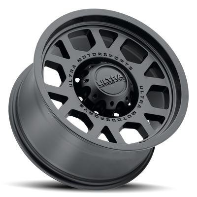 17X9 8-170 +12MM SATIN BLACK WITH S