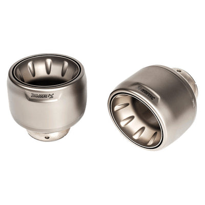Akrapovic 2020+ Porsche Cayman GT4 Tail Pipe Set - Titanium