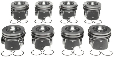PISTON WITH RINGS