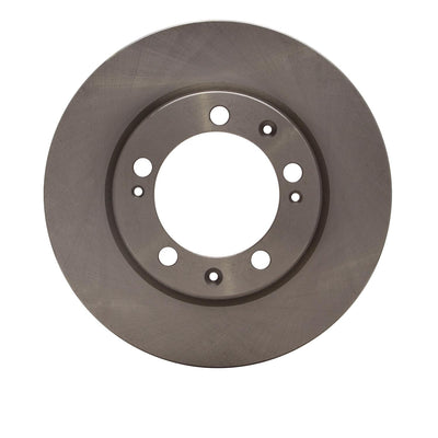 R1 86-91 Porsche 928 Left Front Slotted Black Brake Rotor