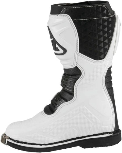 Answer AR1 Boots Black/White Youth Size - 4