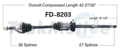 NEW CV AXLE