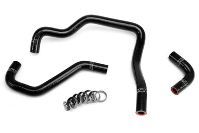 HPS Performance Black Reinforced Silicone Heater Hose Kit for Toyota 89-95 4Runner 22RE Non Turbo EFI LHD